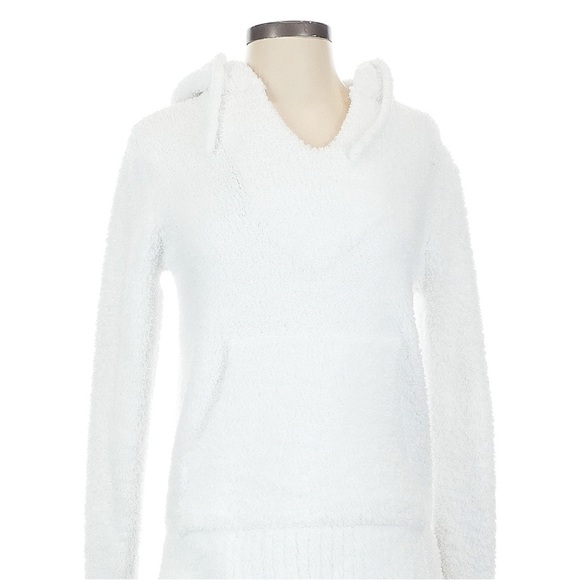 Barefoot Dreams White V-Neck Sweater - Picture 1 of 3